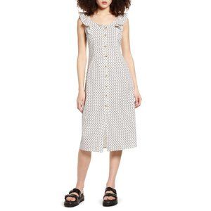 EUC Billabong x Sincerely Jules Love Tripper Dress in Cool Whip Size L